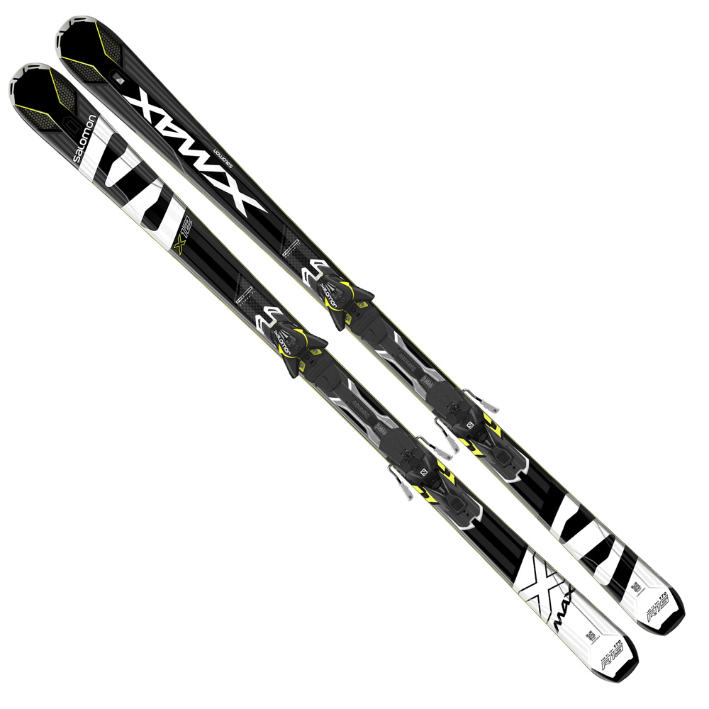 Salomon X Max X12 Ski XT12 TI Bindung L39154500 Black White Fun