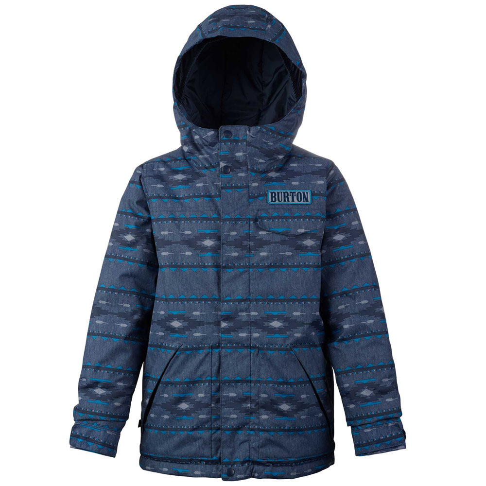 Burton Boys Dugout Jacket KinderSnowboardjacke Mood Indigo Sattel
