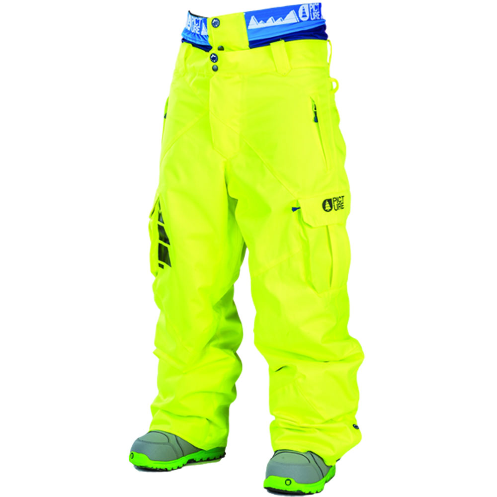 Picture Partner Pant HerrenSnowboardhose Fluo Yellow  FunSportVision