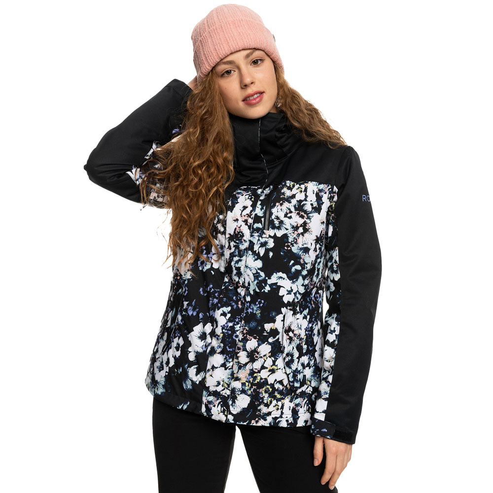 Roxy Jetty Block True Black/Black Flowers günstig online kaufen