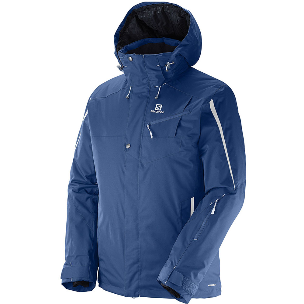 Salomon Supernova Jacket Herren-Snowboard-Jacke Midnight Blue | Fun ...