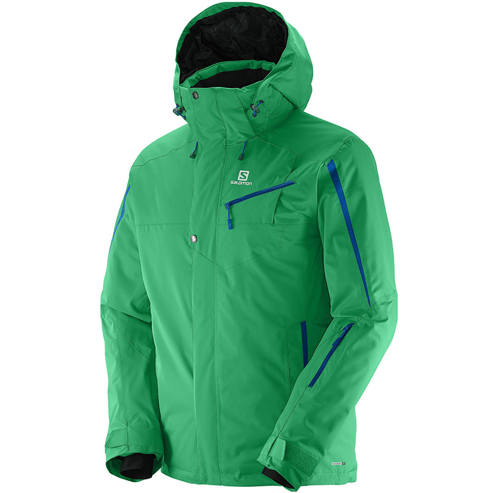 Salomon Supernova Jacket Herren-Snowboard-Jacke Real Green 2016 | Fun ...