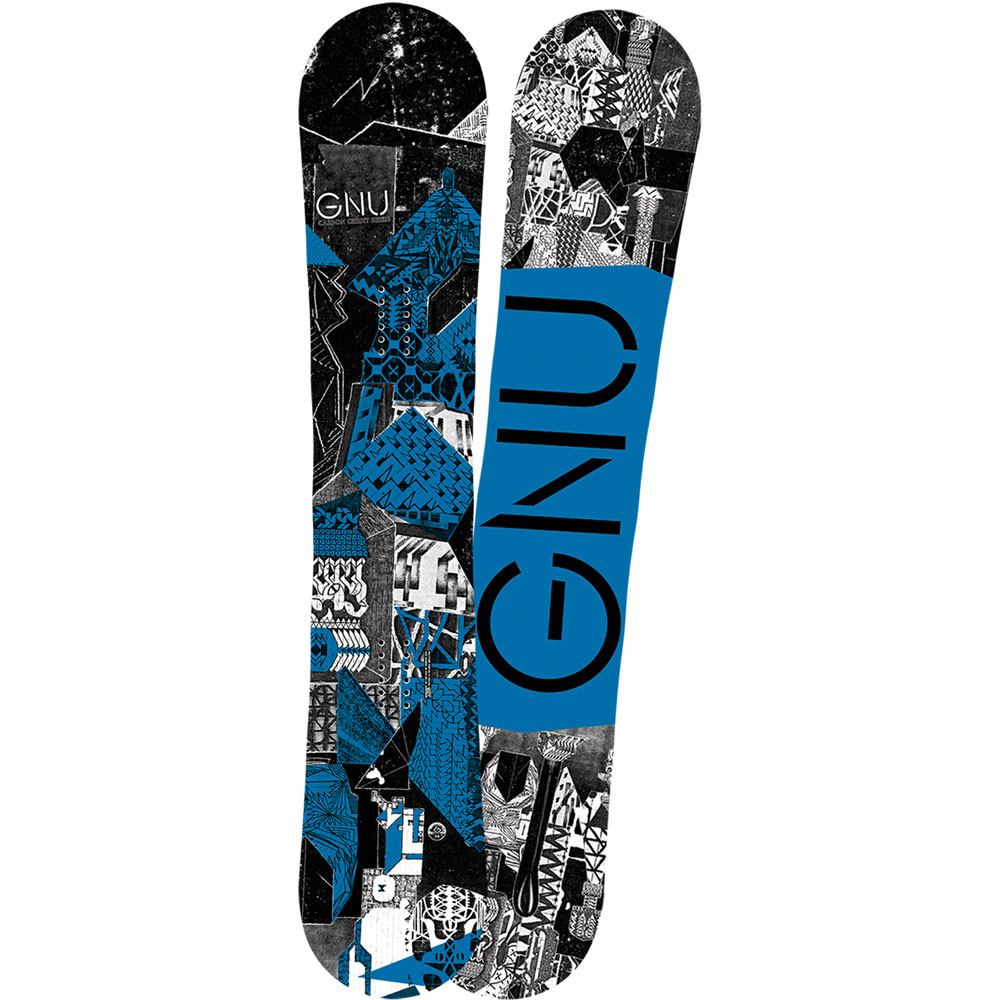 Gnu Carbon Credit BTX Snowboard 2017 Blue FunSportVision