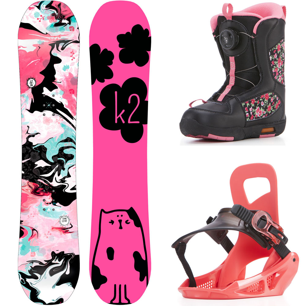 K2 Lil Kat Girls Package Snowboardset 2018 FunSportVision