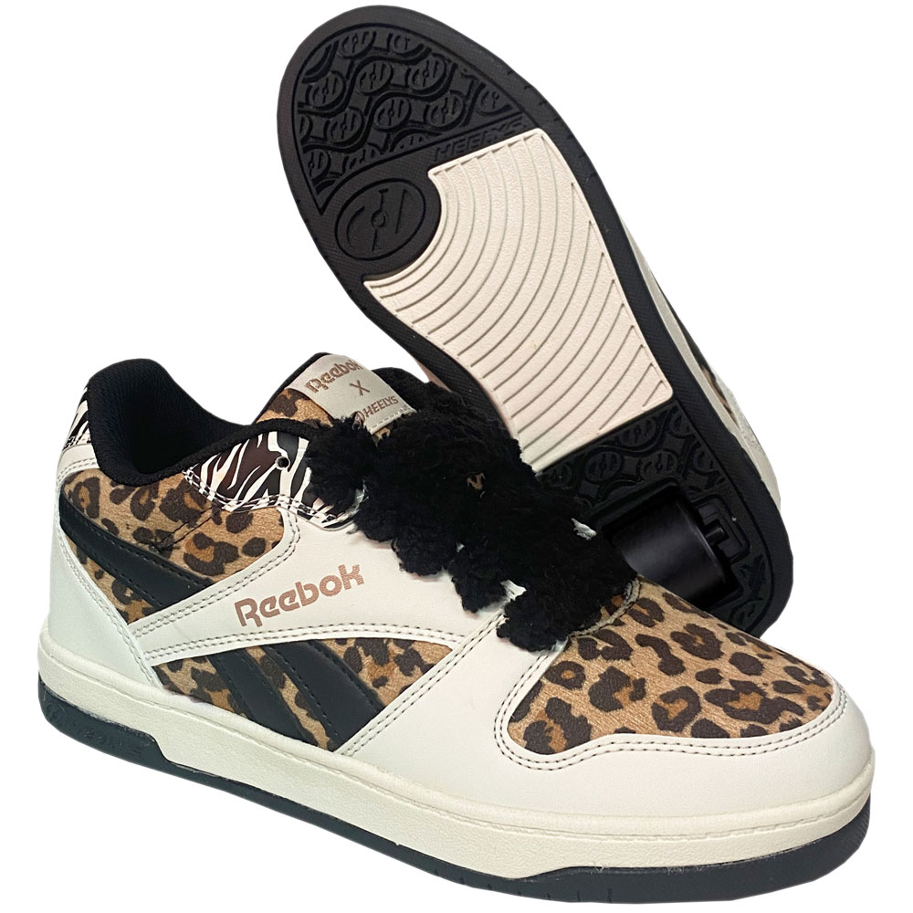 Heelys Reebok BB4500 Low Cream Brown Black 35