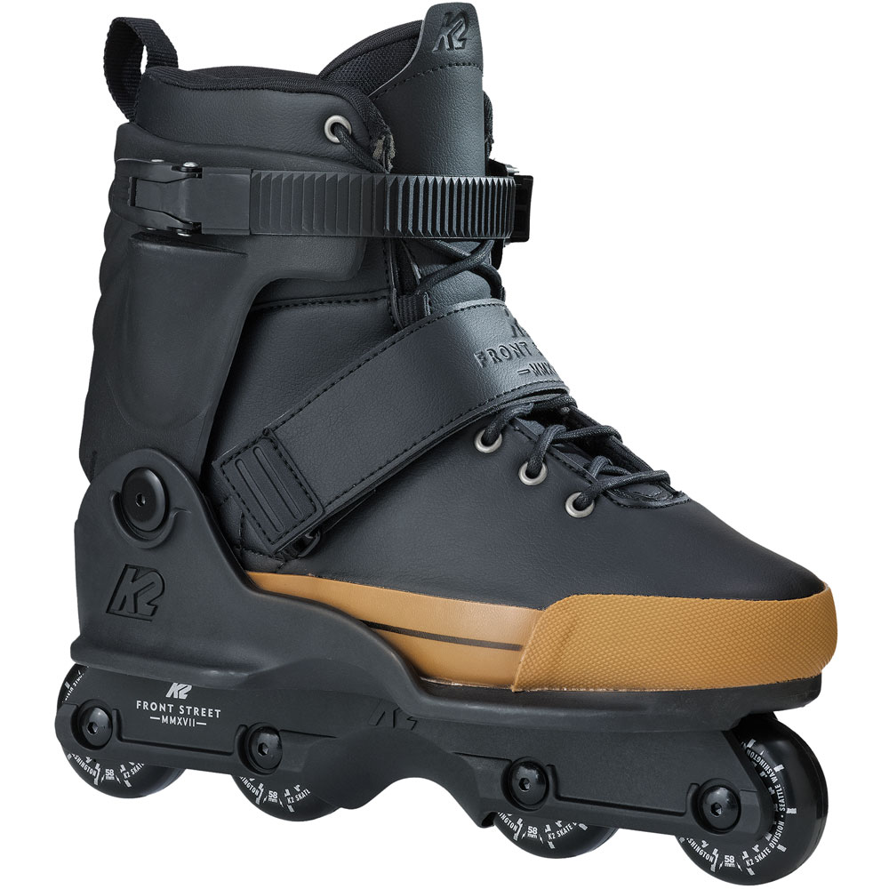 K2 Front Street Aggressive Inline-Skates Black/Gold | Fun-Sport-Vision