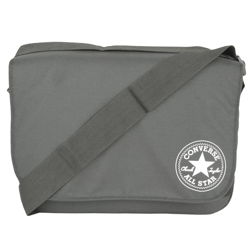 Converse Zip Courier Messenger Bag (Charcoal) FunSportVision