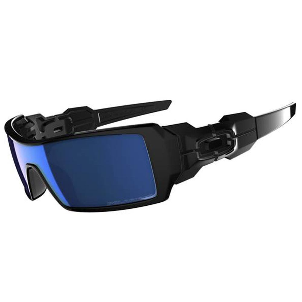 Oakley Oil Rig 26-248 (polished black) Ice Iridium Polarized | Fun ...