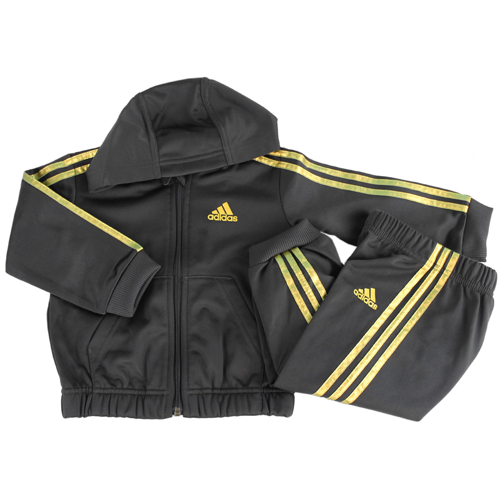 Adidas Baby I J Fun 3-Stripes Jogginganzug M64857 (Grey/Gold) - online ...