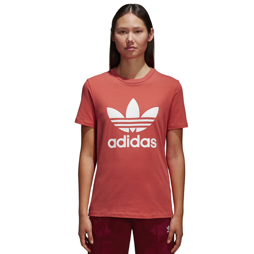 adidas Originals Trefoil Tee Damen-Shirt Trace Scarlet günstig online kaufen