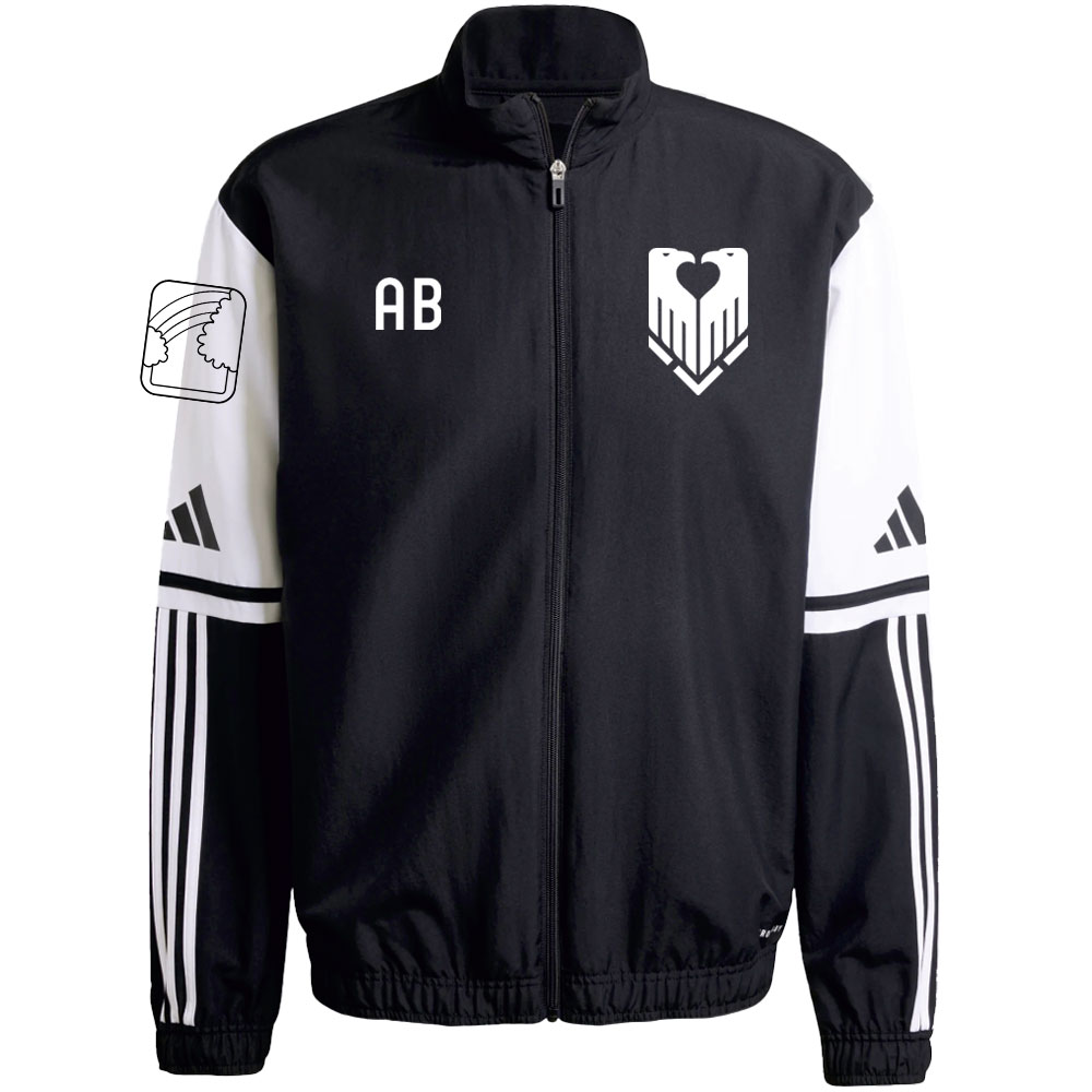 adidas Performance BKMF Trainingsjacke Black/White günstig online kaufen