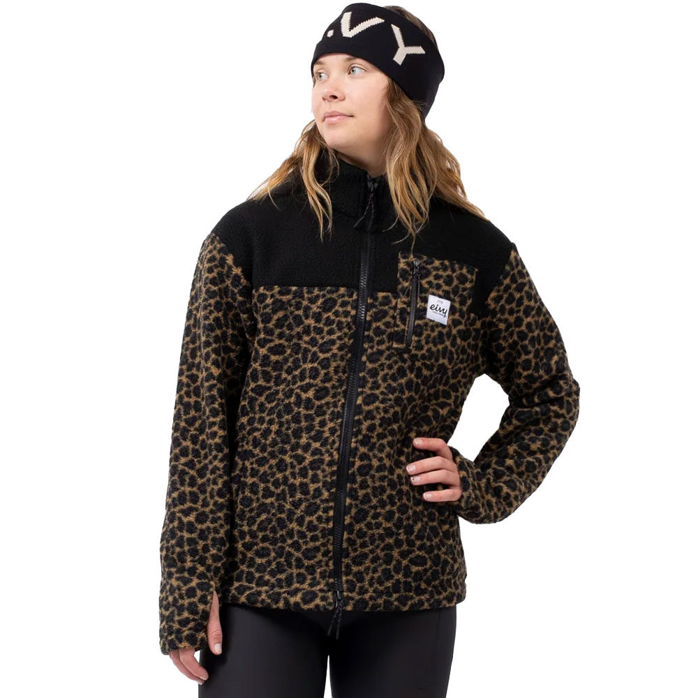 Eivy Versa Sherpa Jacket Black Leopard günstig online kaufen