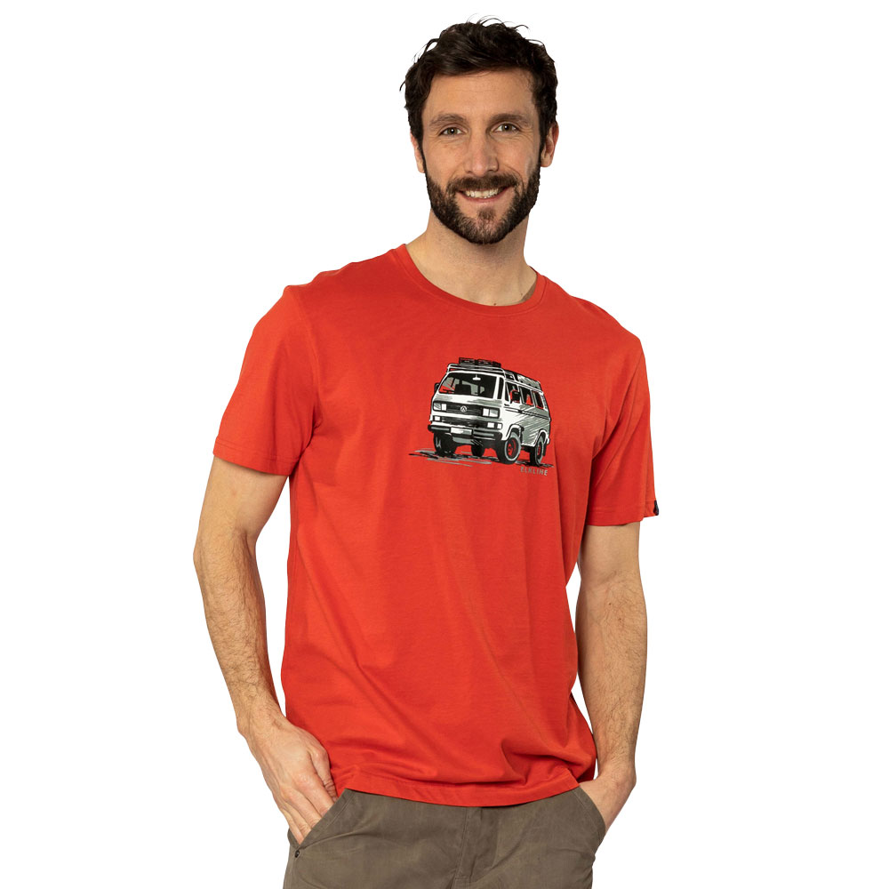 Elkline T-Shirt Gassenhauer VW Retro Bulli Brust Print günstig online kaufen