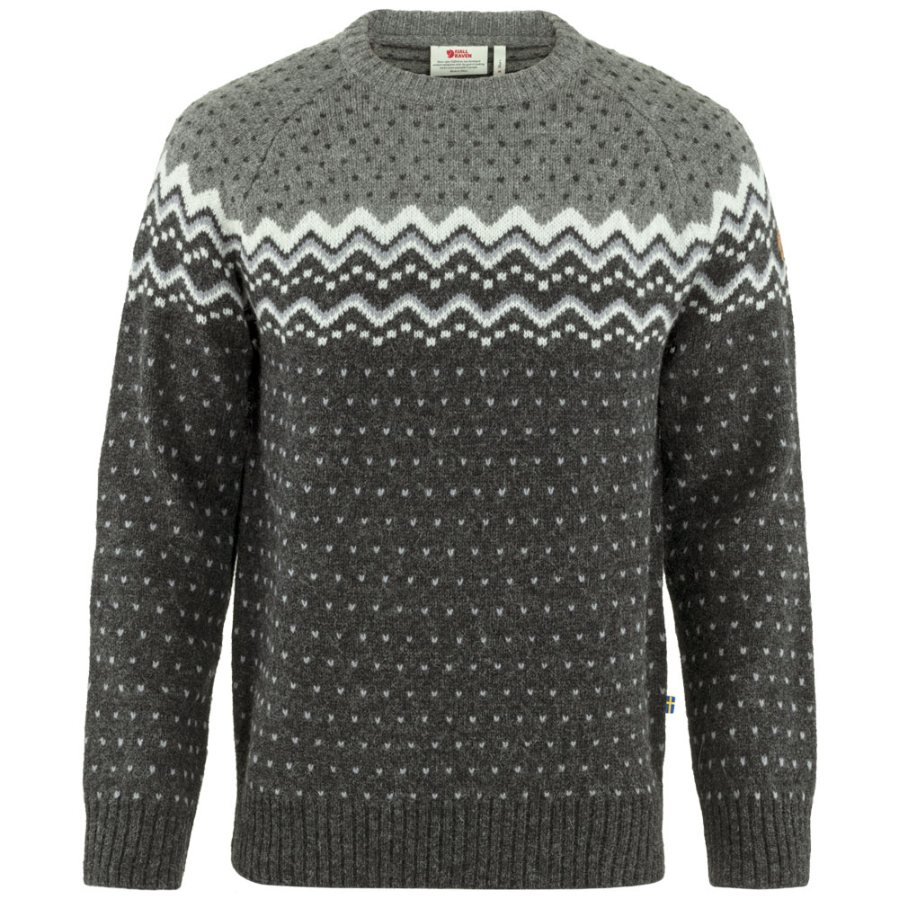 Fjaellraeven Oevik Knit Sweater Dark Grey/Grey günstig online kaufen