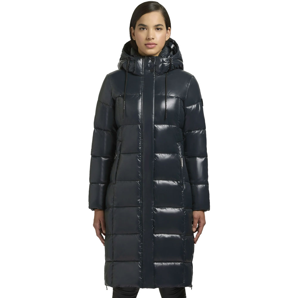 khujo Steppmantel "Shane2-YM", Glänzender Damen Wintermantel mit (abnehmbar günstig online kaufen