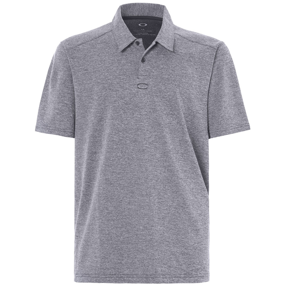 Oakley Aero Ellipse Polo Herren-Poloshirt Fathom Heather günstig online kaufen