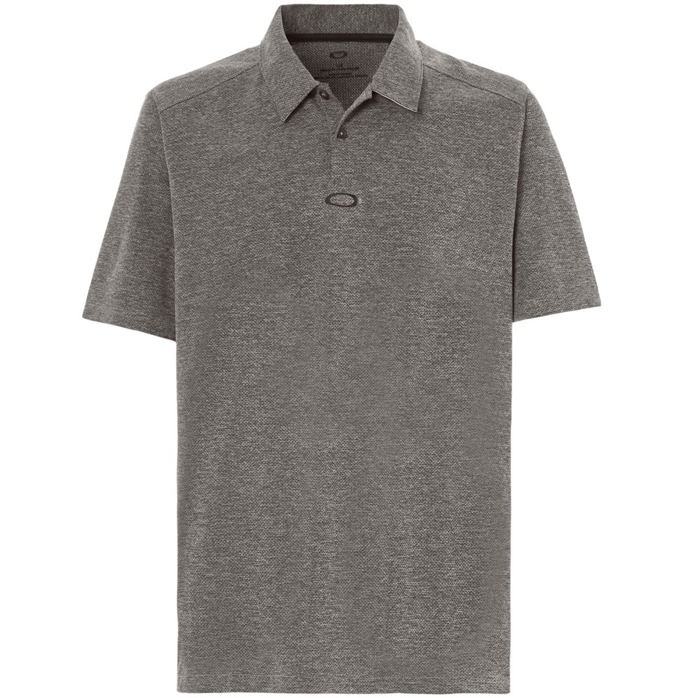 Oakley Aero Ellipse Polo Herren-Poloshirt Athletic Heather Grey günstig online kaufen