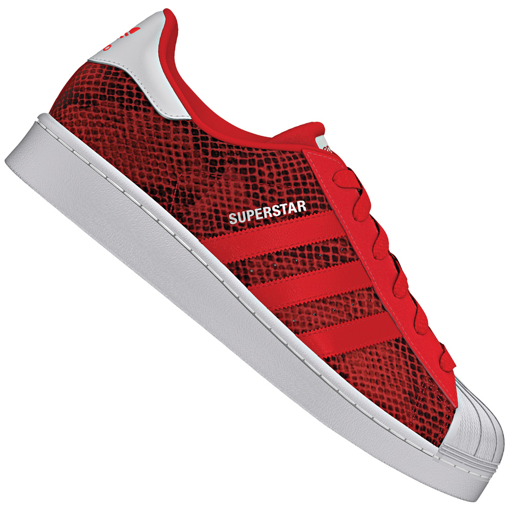 adidas superstar w damen-sneaker b35794 collegiate red/white - online