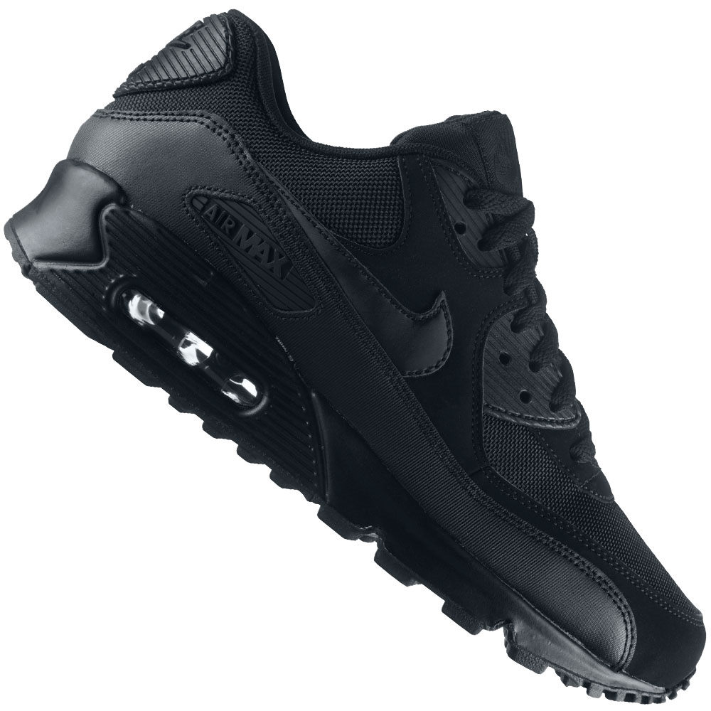 Nike Air Max 90 Essential Herren Sneaker Blackblack Black Fun Sport