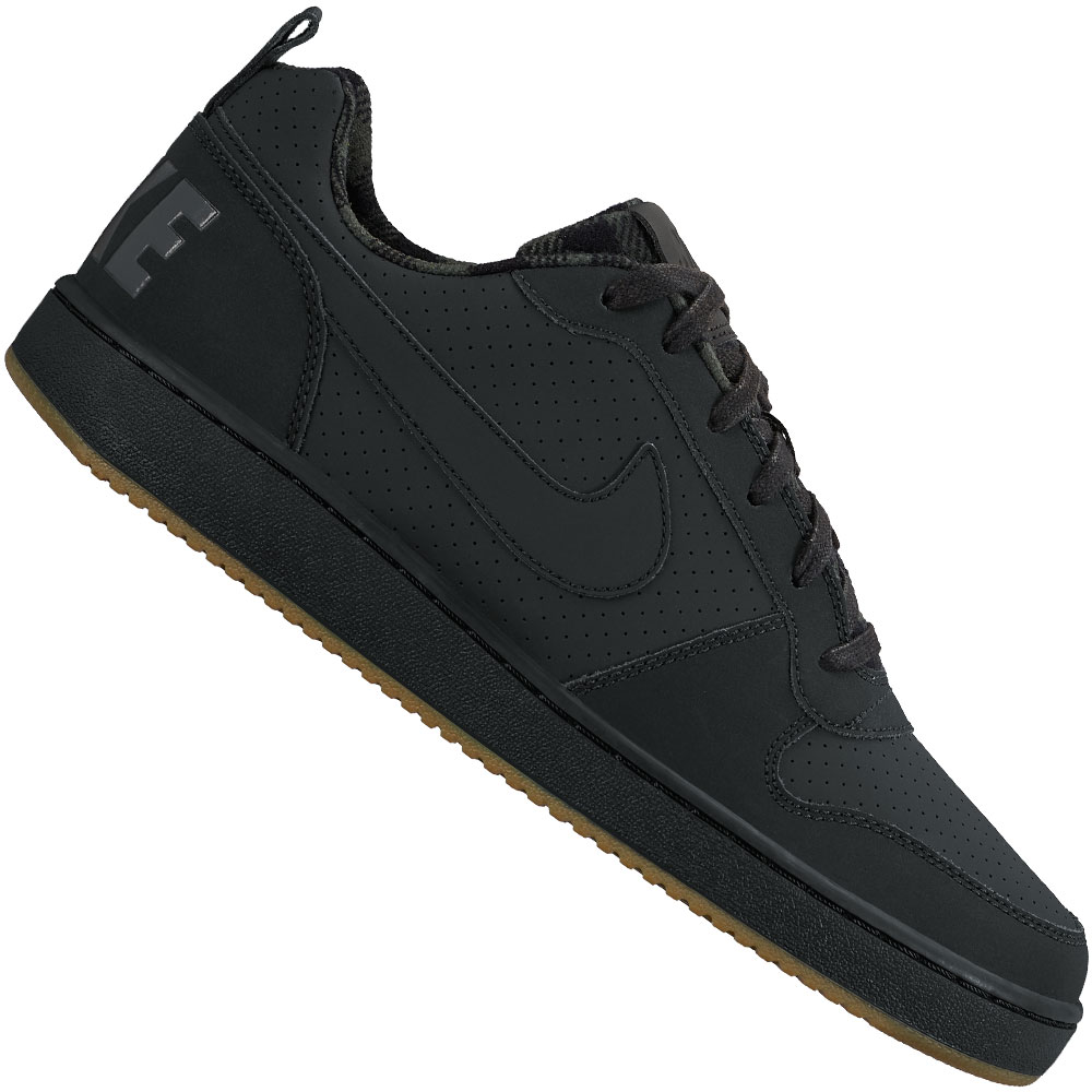 Nike Court Borough Low Premium Herren Sneaker Black/Anthrac Fun Sport