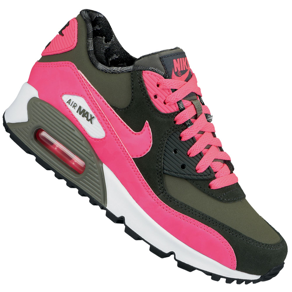 nike air max 90 essential white green pink