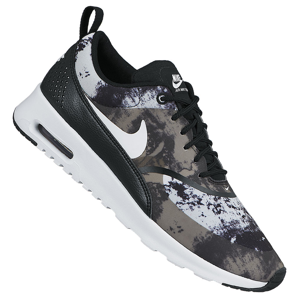 nike air max thea black dark grey white