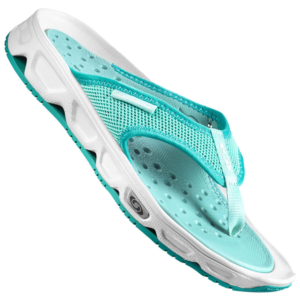 Salomon RX Break W Damen Flops Flip White/Teal Bubble Blue | Fun-Sport ...