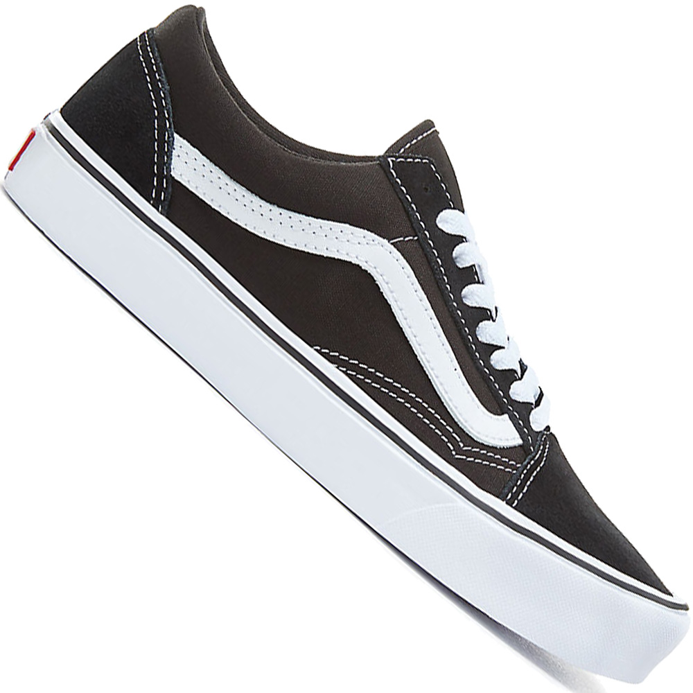 Vans Old Skool Lite (Suede/Canvas) Unisex-Sneaker Black/White | Fun