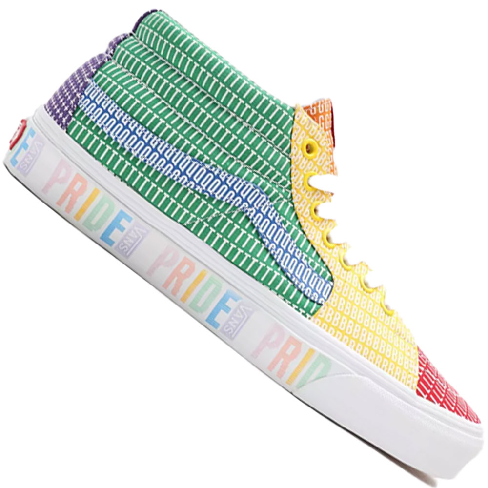 Vans Sk8-Mid Sneaker Pride Multi True White günstig online kaufen