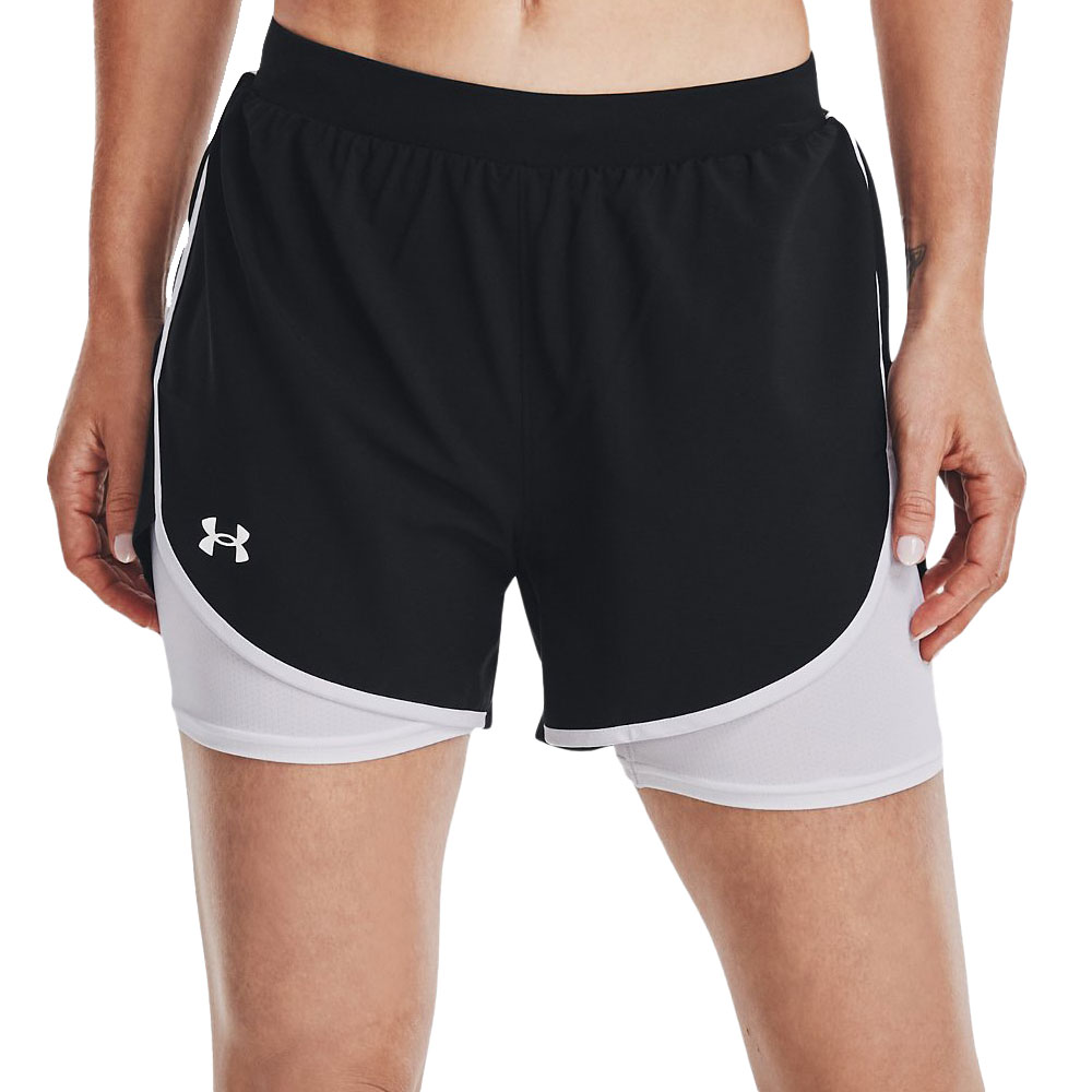 Under Armour Fly By Elite 2-in-1 Black/White günstig online kaufen