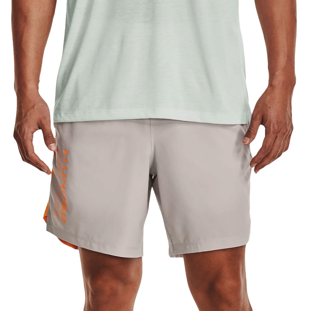 Under Armour Launch SW 7 Wordmark Ghost Gray günstig online kaufen