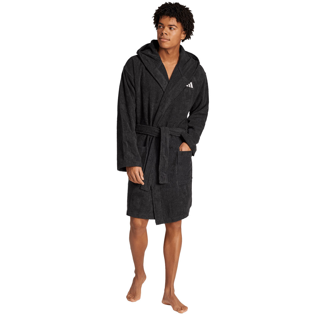 adidas Performance Bathrobe Hooded Black günstig online kaufen