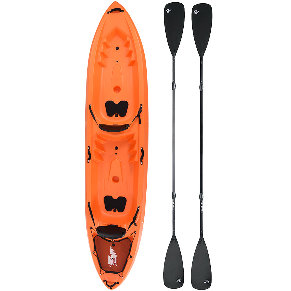 F2 Composite Double Hard Kayak Two Seats Orange