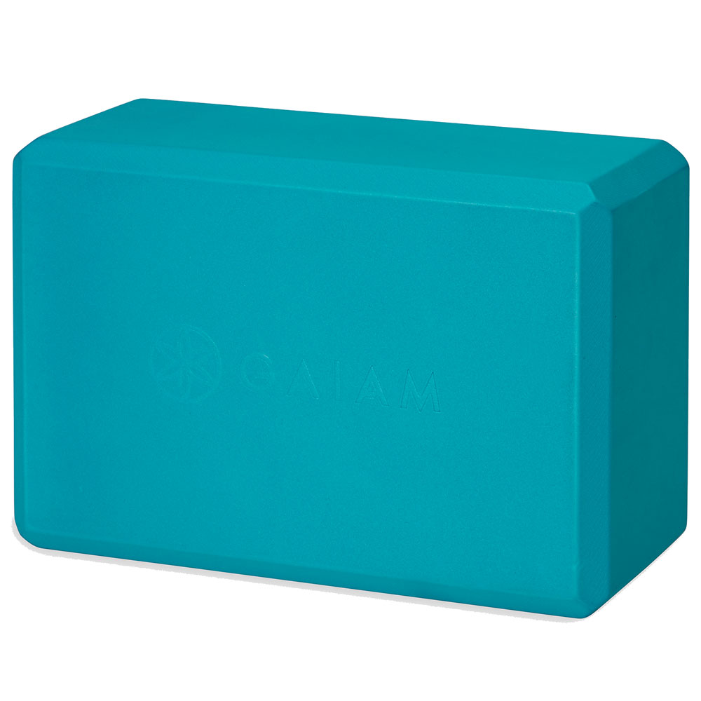 Gaiam Yoga Block Essentials Vivid Blue