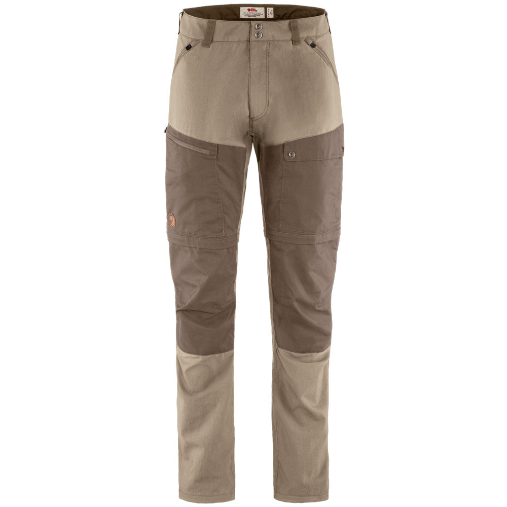 Fjaellraeven Abisko Midsummer Zip Off Trousers Fossil/Suede Brown günstig online kaufen