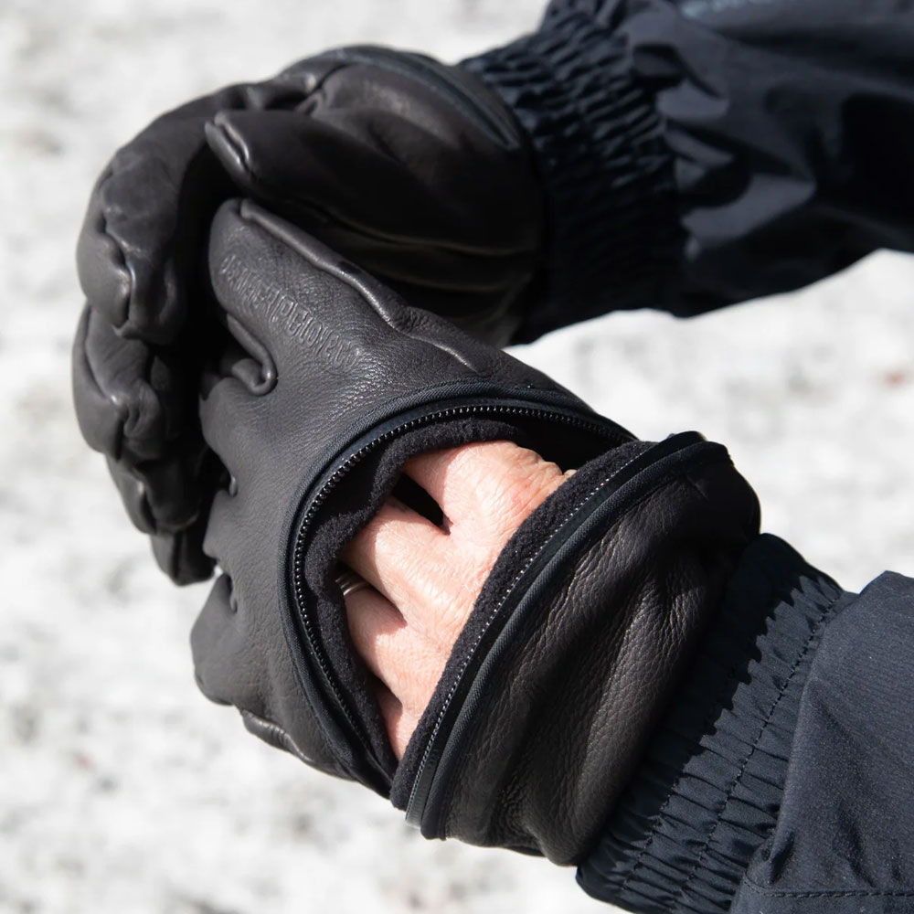 Deathgrip Ghoul Leather Glove Black günstig online kaufen