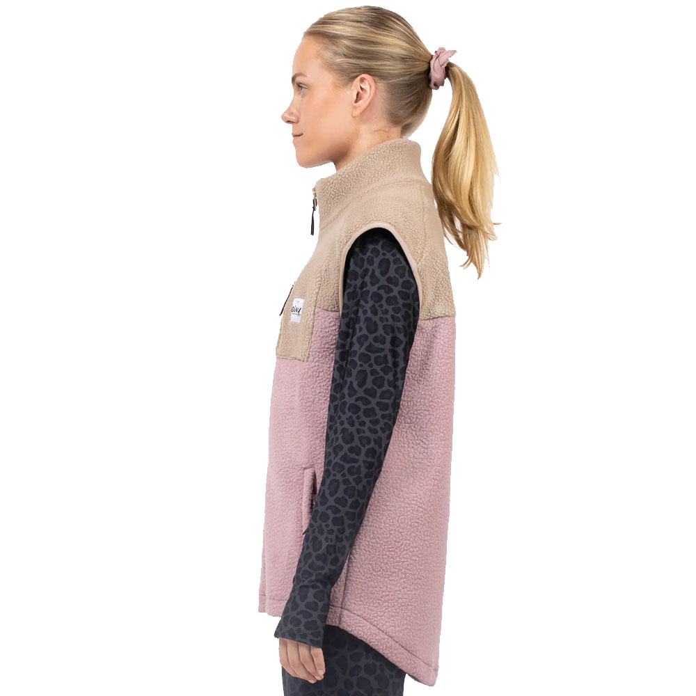 Eivy Lumberjackie Sherpa Vest Sand/Faded Woodrose günstig online kaufen