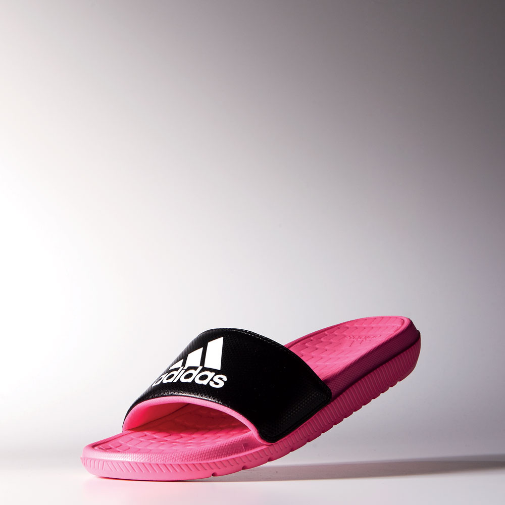 adidas Voloomix Badeschuhe B36056 Black/Solar Pink | Fun-Sport-Vision