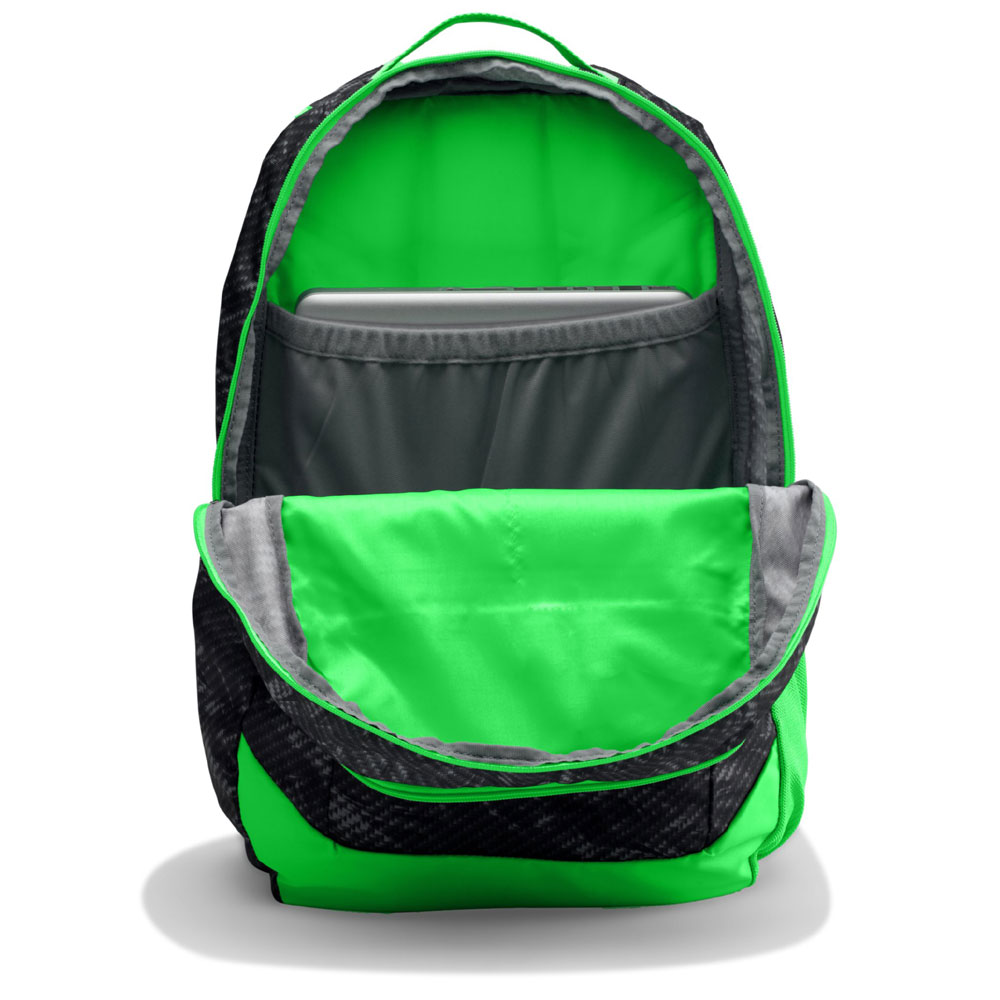 under armour hustle backpack green
