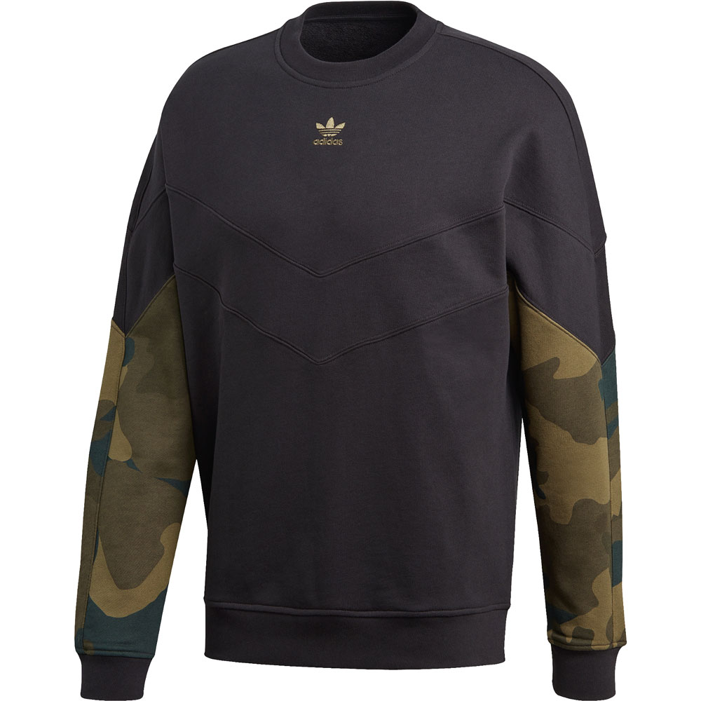 adidas Originals Camo Crewneck BlackMulticolor | Fun Sport Sweatshirt Adidas Originals Camouflage Crewneck multicolor