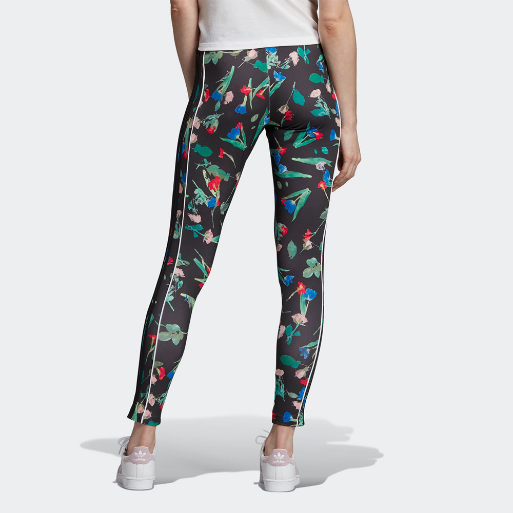 Adidas Originals Floral All Over Print Tights Multicolor Fun Sport Vision