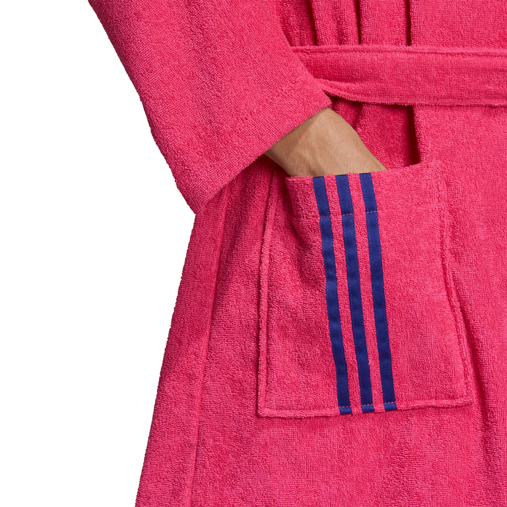 adidas hooded bathrobe