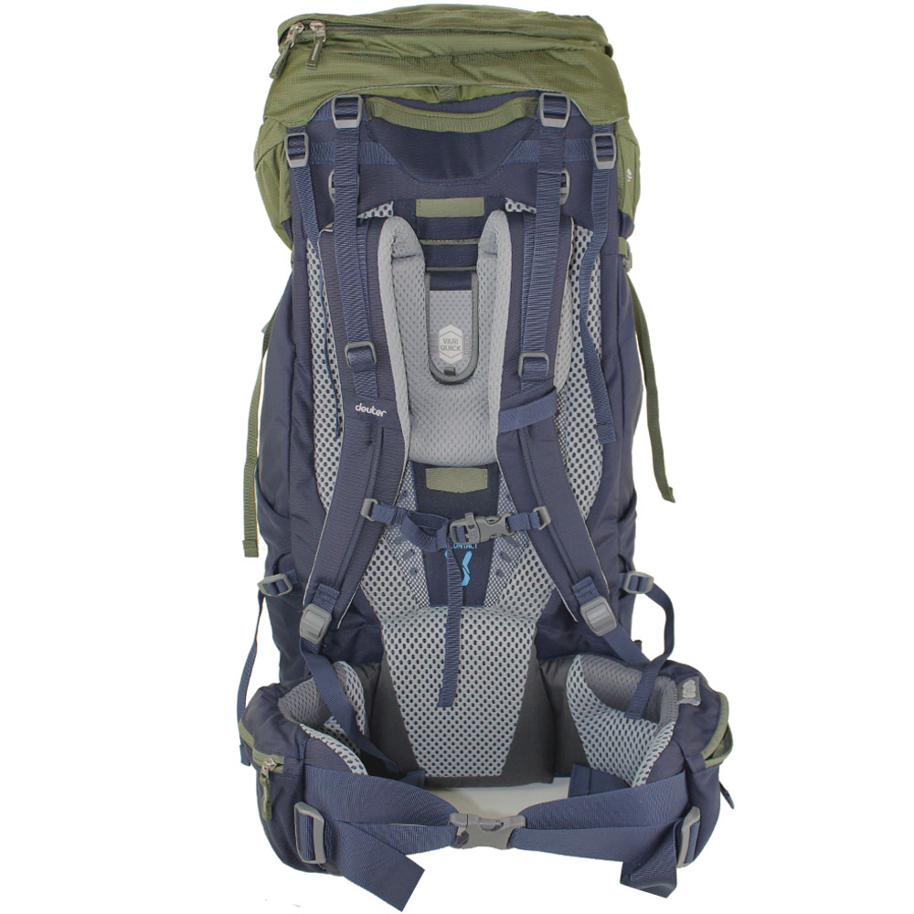 Deuter Aircontact 65 10 Trekking-Rucksack Khaki-Navy | Fun-Sport-Vision