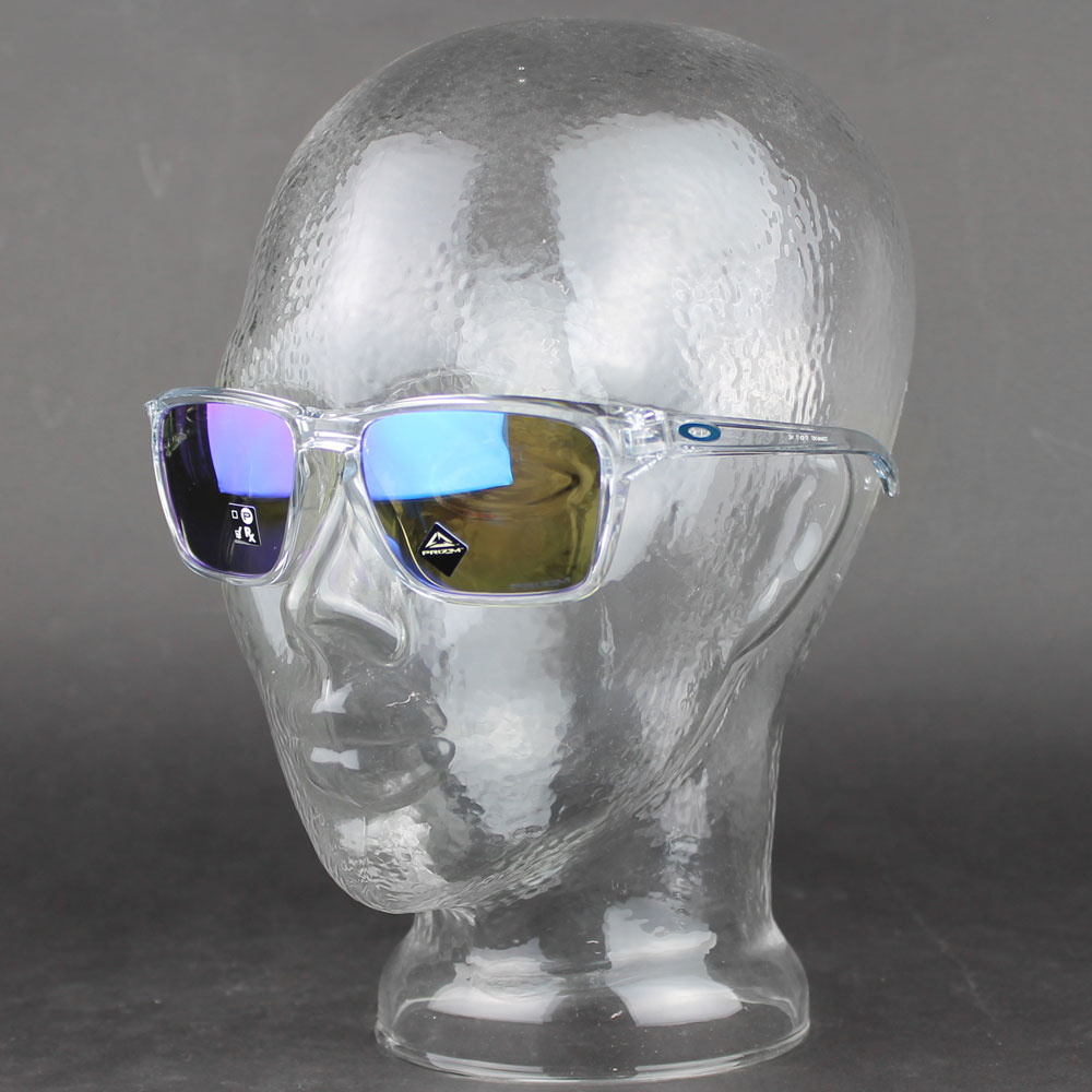 Oakley Sylas Polished Clear Prizm Sapphire Iridium Fun Sport Vision 