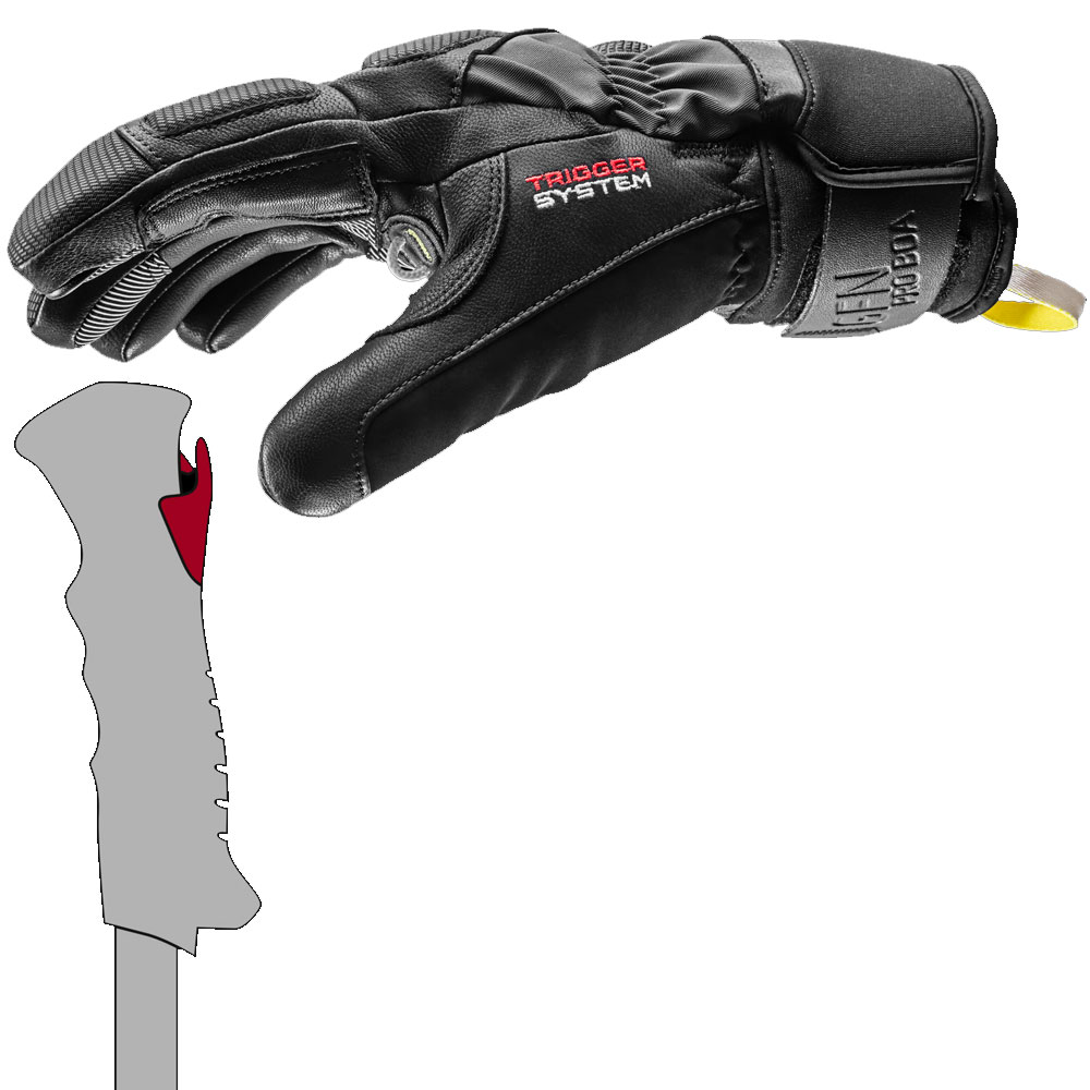Leki Griffin Tune 3D Boa Black Graphite Ice Lemon günstig online kaufen