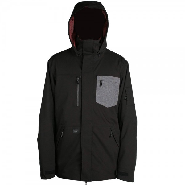 Ride Hillman Jacket Herren-Snowboardjacke Black/Charcoal