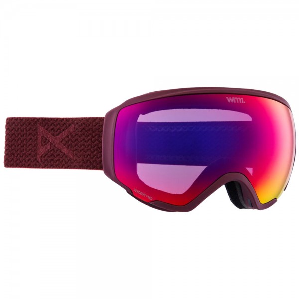 anon WM1 MFI with Spare Goggle Mulberry Prcv Sunny Red