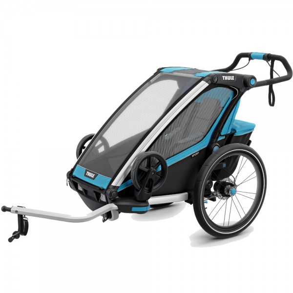 Thule Chariot Sport 1 Fahrradanhaenger Einsitzer Thule Blue