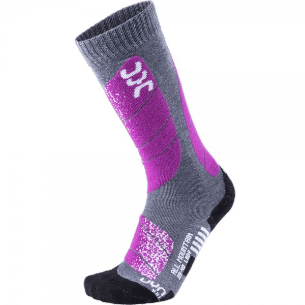 UYN Ski All Mountain Socks Lady Damen-Funktionssocken Grey Purple