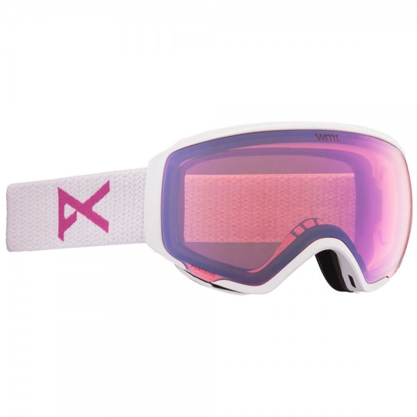 anon WM1 MFI with Spare Goggle White Prcv Cloudy Pink
